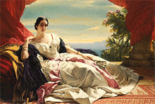 Portrait of Leonilla, Princess of Sayn-Wittgenstein-Sayn / Winterhalter