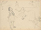 Ballet Dancers Rehearsing/Degas