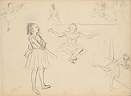 Ballet Dancers Rehearsing/Degas