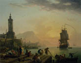 A Calm at a Mediterranean Port / Vernet