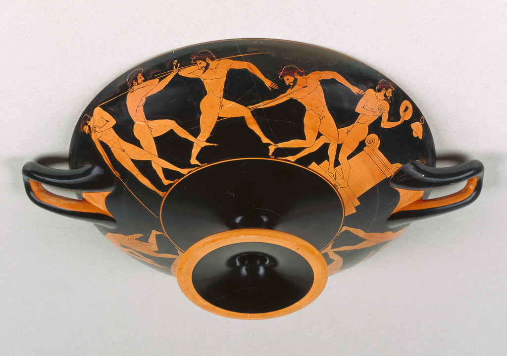 Attic Red Figure Kylix Getty Museum