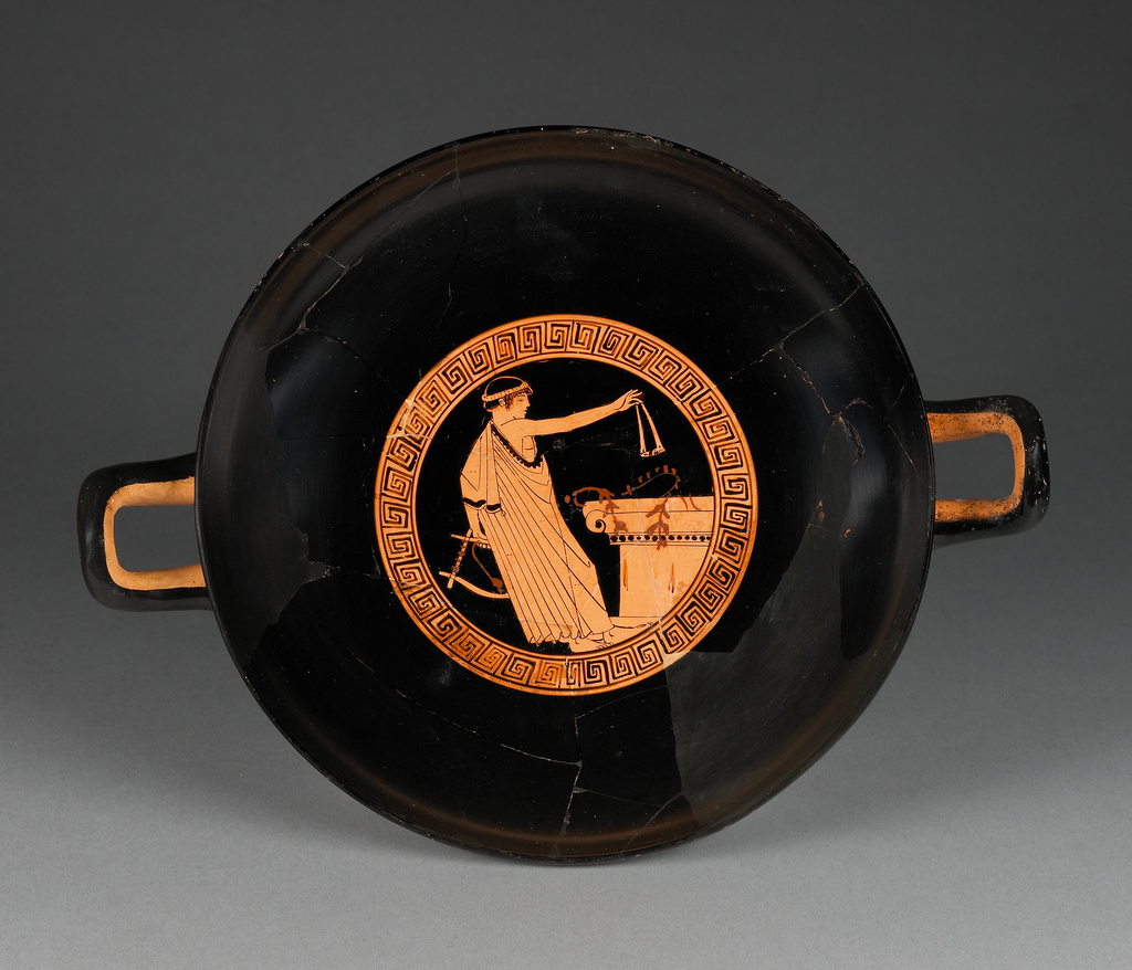 Attic Red Figure Cup Getty Museum