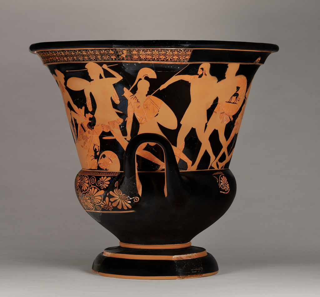 Attic Red-Figure Calyx Krater Fragment (Getty Museum)