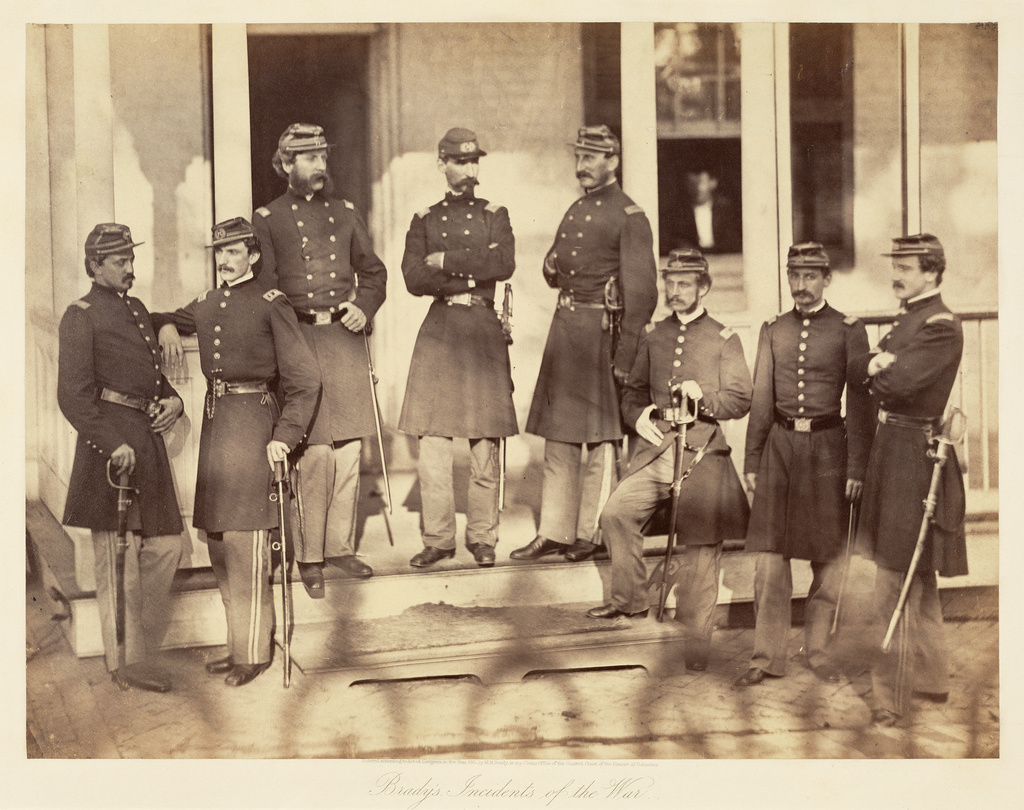 Officers, 71st Regiment, New York Infantry (Getty Museum)