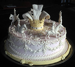 photo of elaborately decorated cake / Day