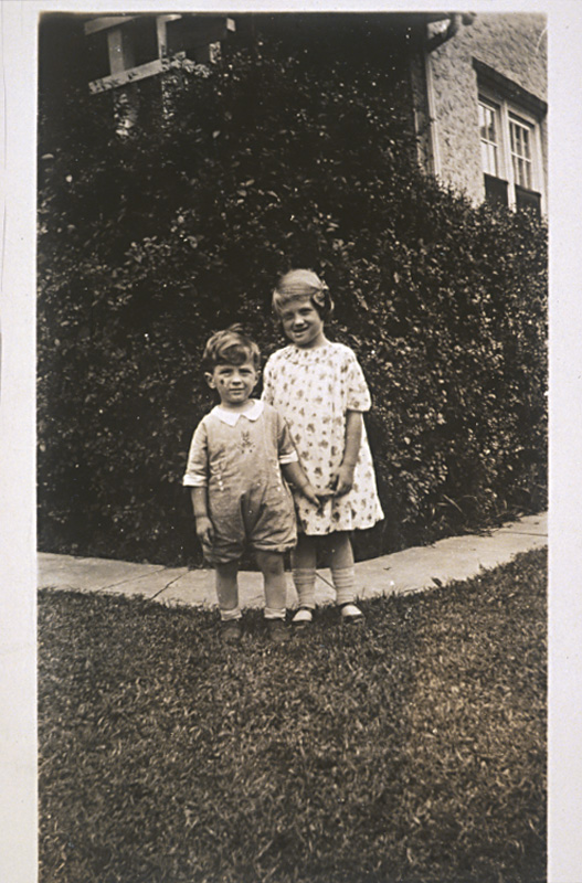 Unknown / David Tudor and his sister Joy