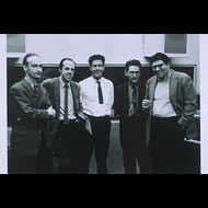Arnold / Christian Wolff, Earle Brown, John Cage, David Tudor, and Morton Feldman at the Capitol Records Studio in New York
