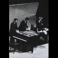 Unknown / David Tudor, John Cage, Yoko Ono, and Toshiro Mayuzumi performing in Japan