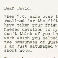 Feldman / Letter to David Tudor about Intersection 3