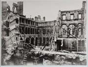 Liebert/Interior court of the burned Hotel de Ville, Paris