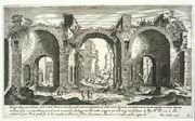Sadeler/Interior of the Baths of Caracalla, Rome