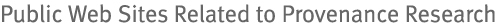 Public Web Sites Related to Provenance Research