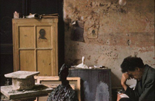 Alberto Giacometti in His Paris Studio / Liberman