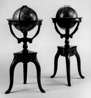 Nollet/Pair of Terrestrial and Celestial Globes