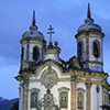 Facade of the Chapel of the Third Order of Saint Francis of Assisi, Ouro Preto, Minas Gerais, Brazil / O Aleijadinho