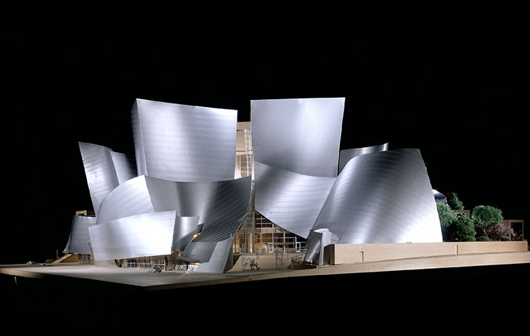 Model of Walt Disney Concert Hall / Gehry