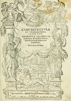 L'architettvra (title page) / Alberti