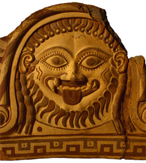 Roof ornament with Medusa / Etruscan
