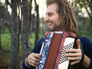 Chango Spasiuk with his accordion