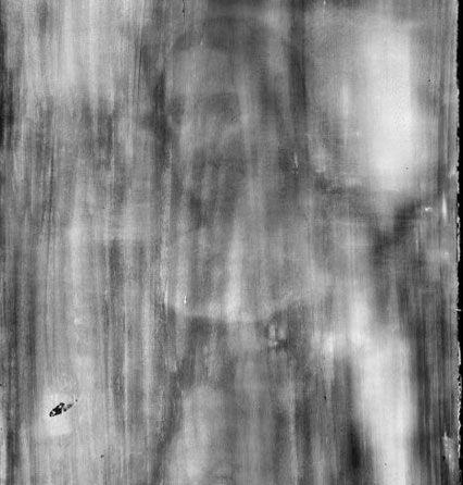 X-radiograph of Leonardo's Mona Lisa