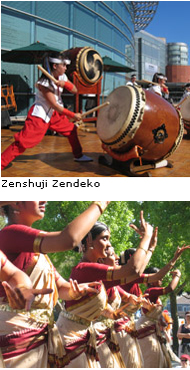 Zenshuji Zendeko and Arpana Dance Company