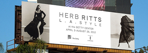 Billboard on Sunset Boulevard. Support from the Business Community
