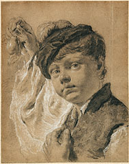Boy Holding a Pear / Piazzetta