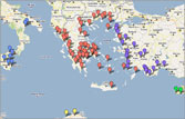 See ancient Greek theaters on a Google map