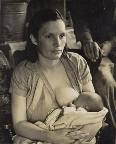 Nursing Mother in Camp, near Visalia, Tulare County, California / Bristol