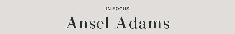 In Focus: Ansel Adams
