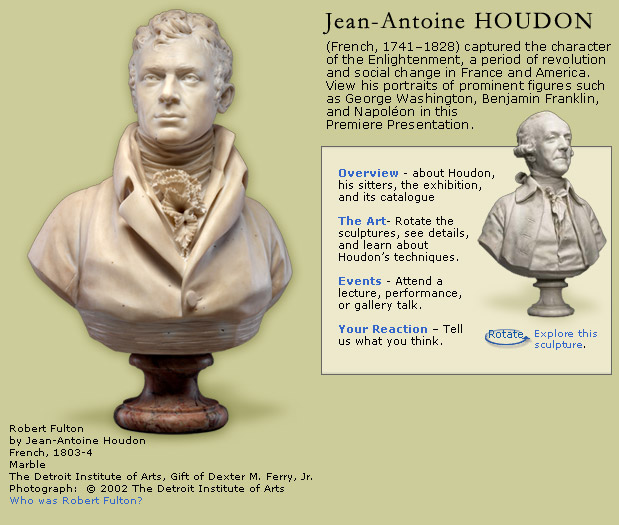 Jean-Antoine Houdon (Getty Exhibitions)