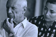Pablo Picasso with His Wife / Liberman