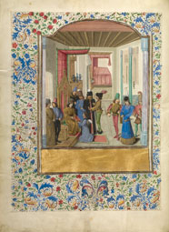 Vasco da Lucena Giving his Work to Charles the Bold