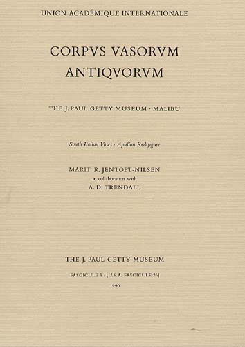 Corpus Vasorum Antiquorum, Fascicule 3