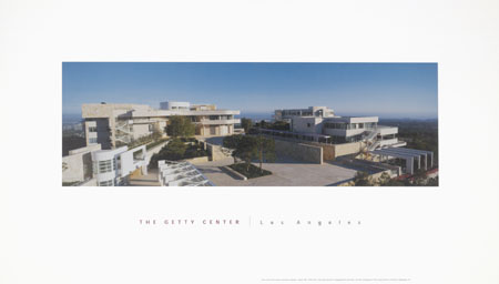 The Getty Center, Los Angeles, Poster