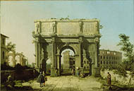 Constantine Arch / Canaletto