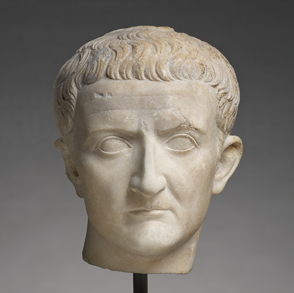 Portrait Head of Tiberius (