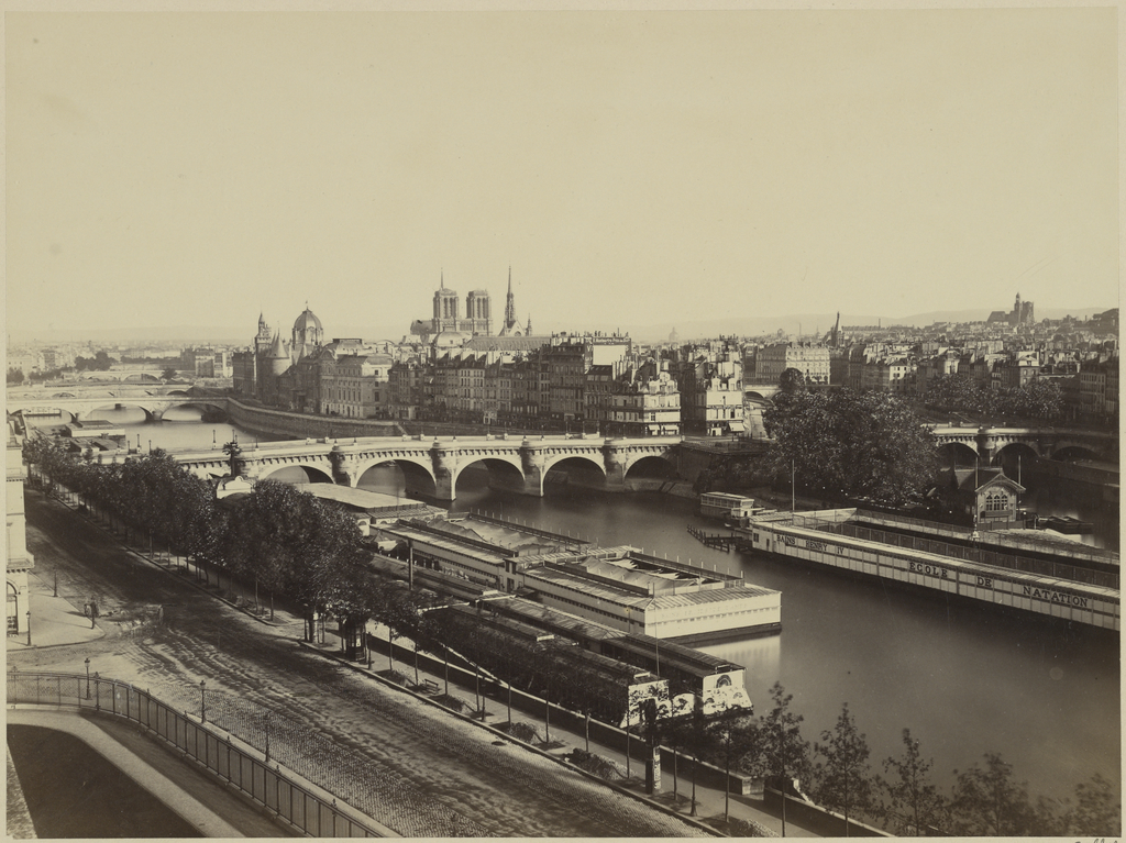 [Paris Landscape: The Seine] (Getty Museum)