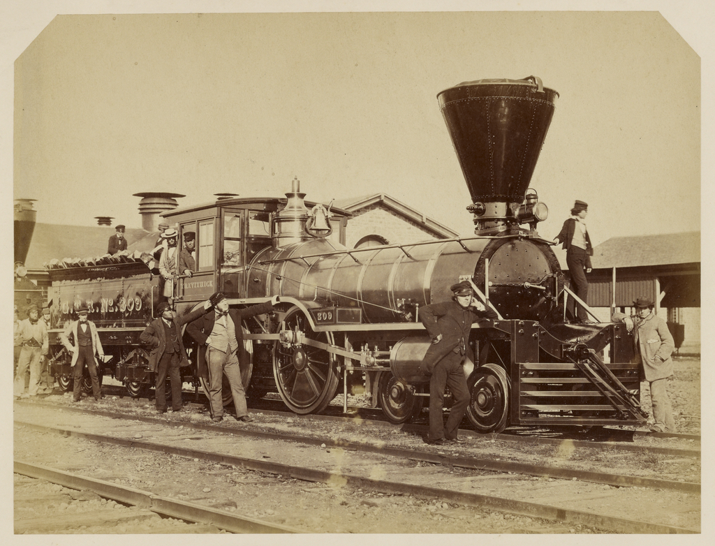 [Grand Trunk Railway 4-4-0 locomotive, no. 209, 