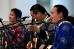 Tuvan throat singers Chirgilchin performing at a past Getty Center concert