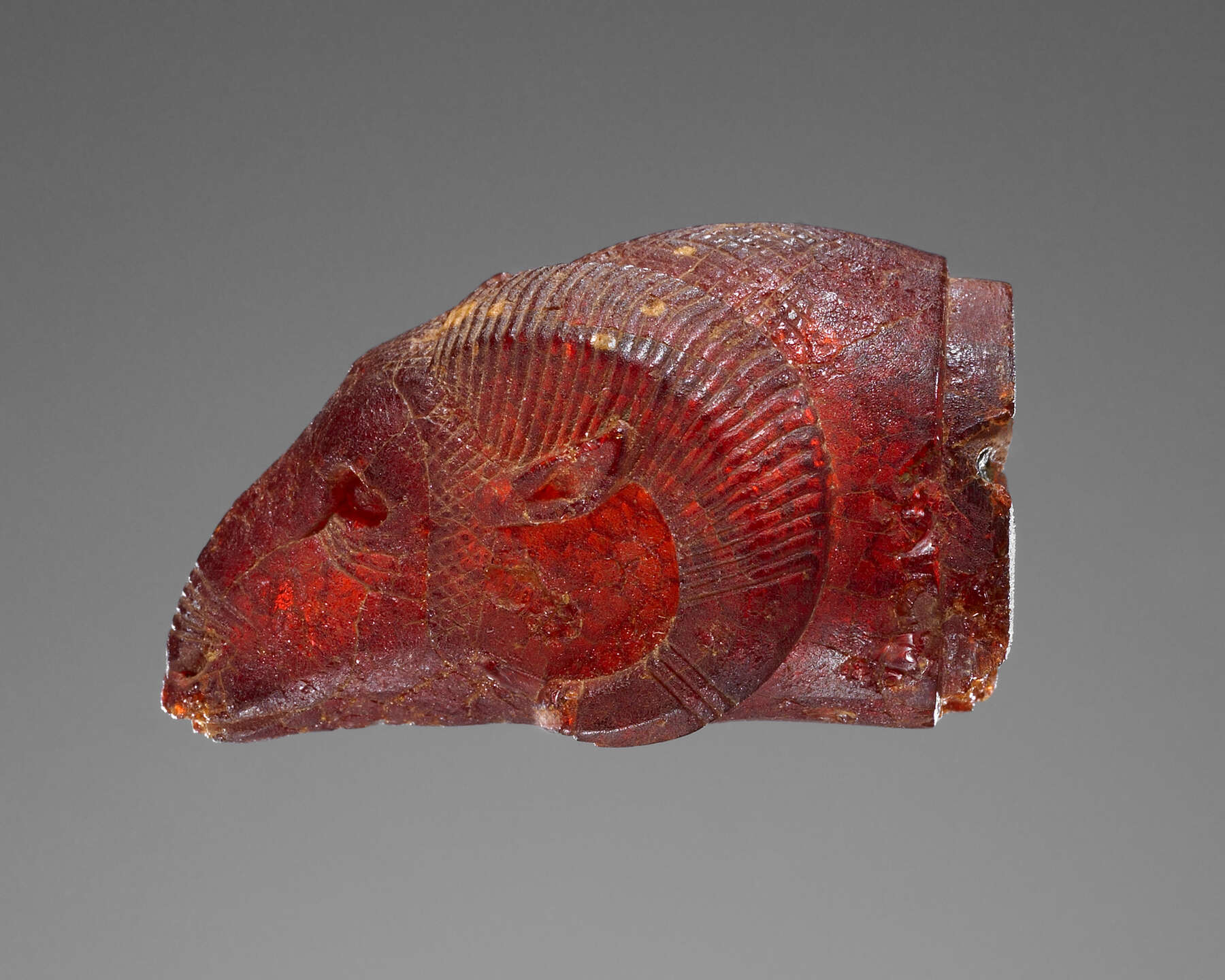 Rams' Heads | Ancient Carved Ambers in the J. Paul Getty Museum
