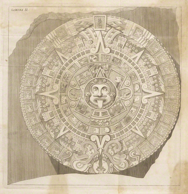 Obsidian MirrorTravels The Aztec Calendar Stone (Getty Research