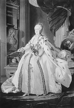Standing portrait of Catherine the Great / Unknown