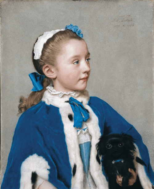 Liotard / Maria Frederike van Reede-Athlone at Seven Years of Age