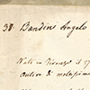 First page of Eruditi Italiani miscellaneous letters / Bandini