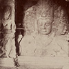 Tipped-in photograph of Siva Mahadeva, Elephanta / unknown