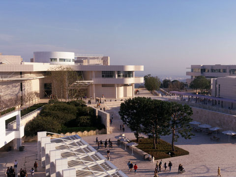 Jump to the Getty Center
